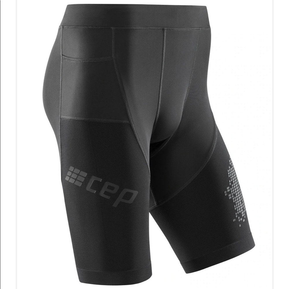 Cep Men’s Compression Run Shorts Black Size 3 Medium